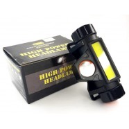 Налобный фонарь + магнит 14500 usb charge, BL 8101 COB XPE